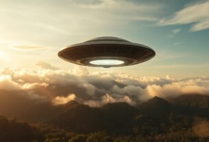 Heboh! UFO Terekam Jelas di Langit Papua